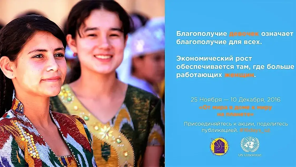 UN in Uzbekistan supports the Global Campaign Against Gender Based Violence