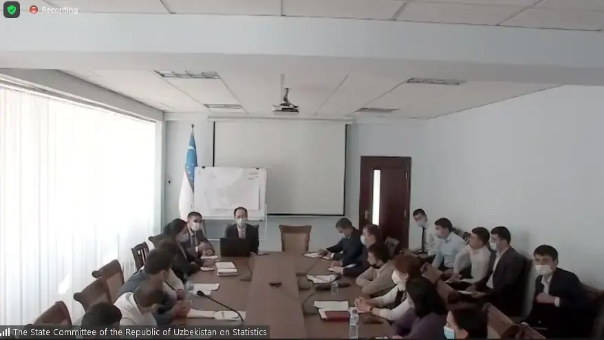 Webinar on Preparation to pretest census in Donishmand mahalla of Yashnabad district of Tashkent city